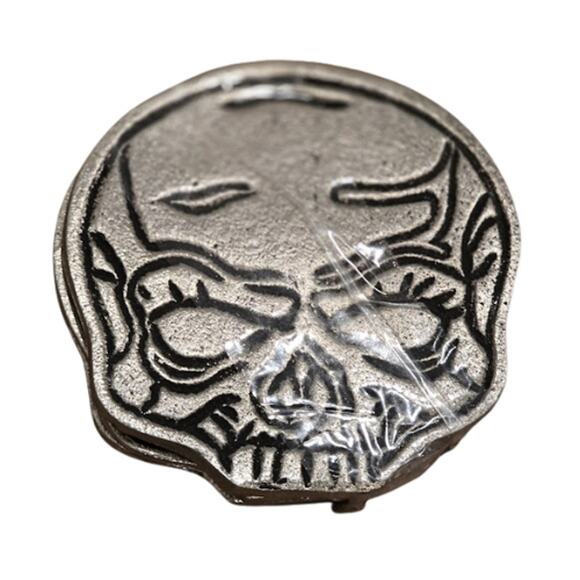Maisey Mae LOLA Skull Coasters – Set of 8 – Heavy Metal – New - Picture 1 of 4